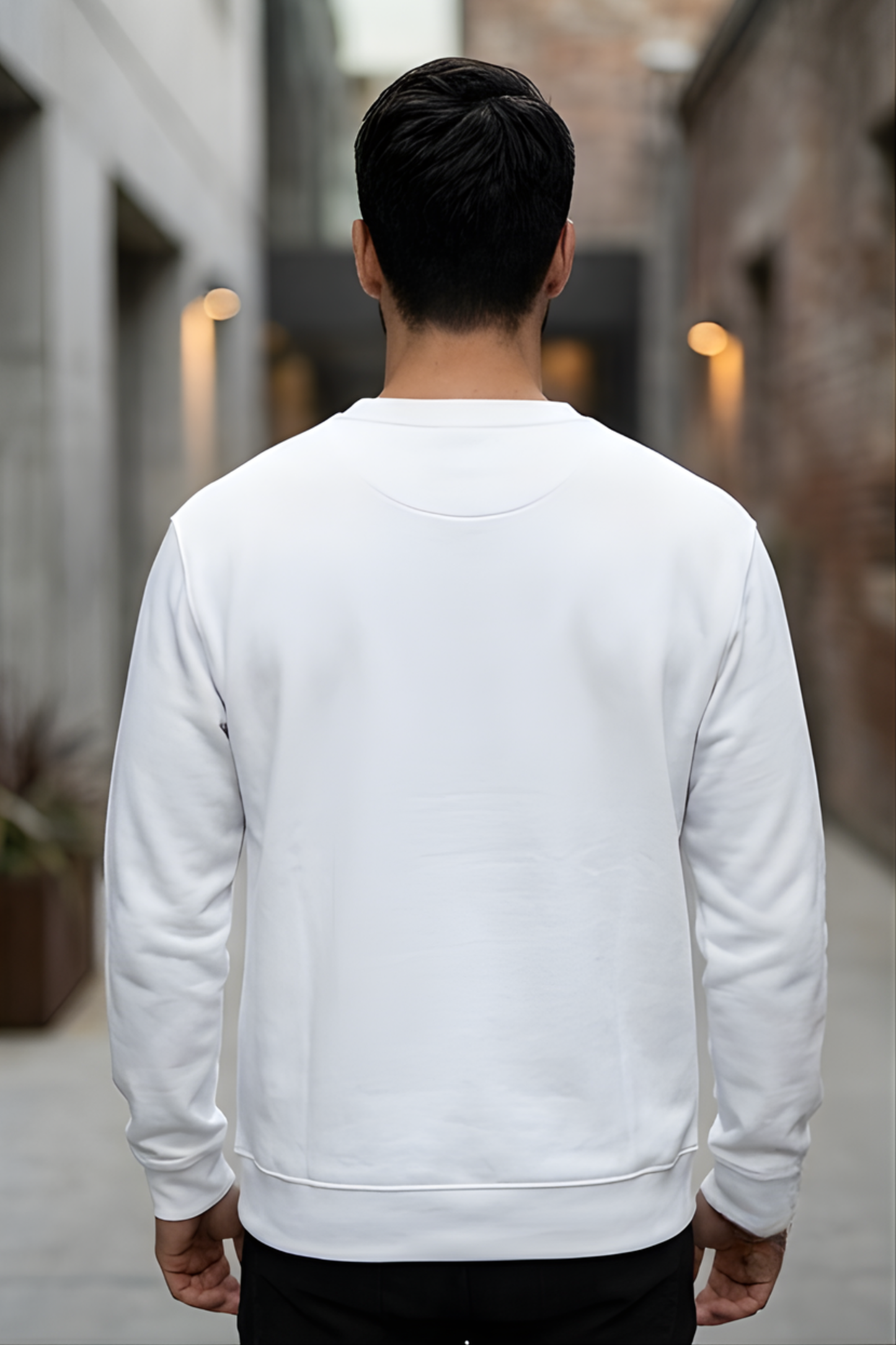 Pure Essence White Sweatshirt