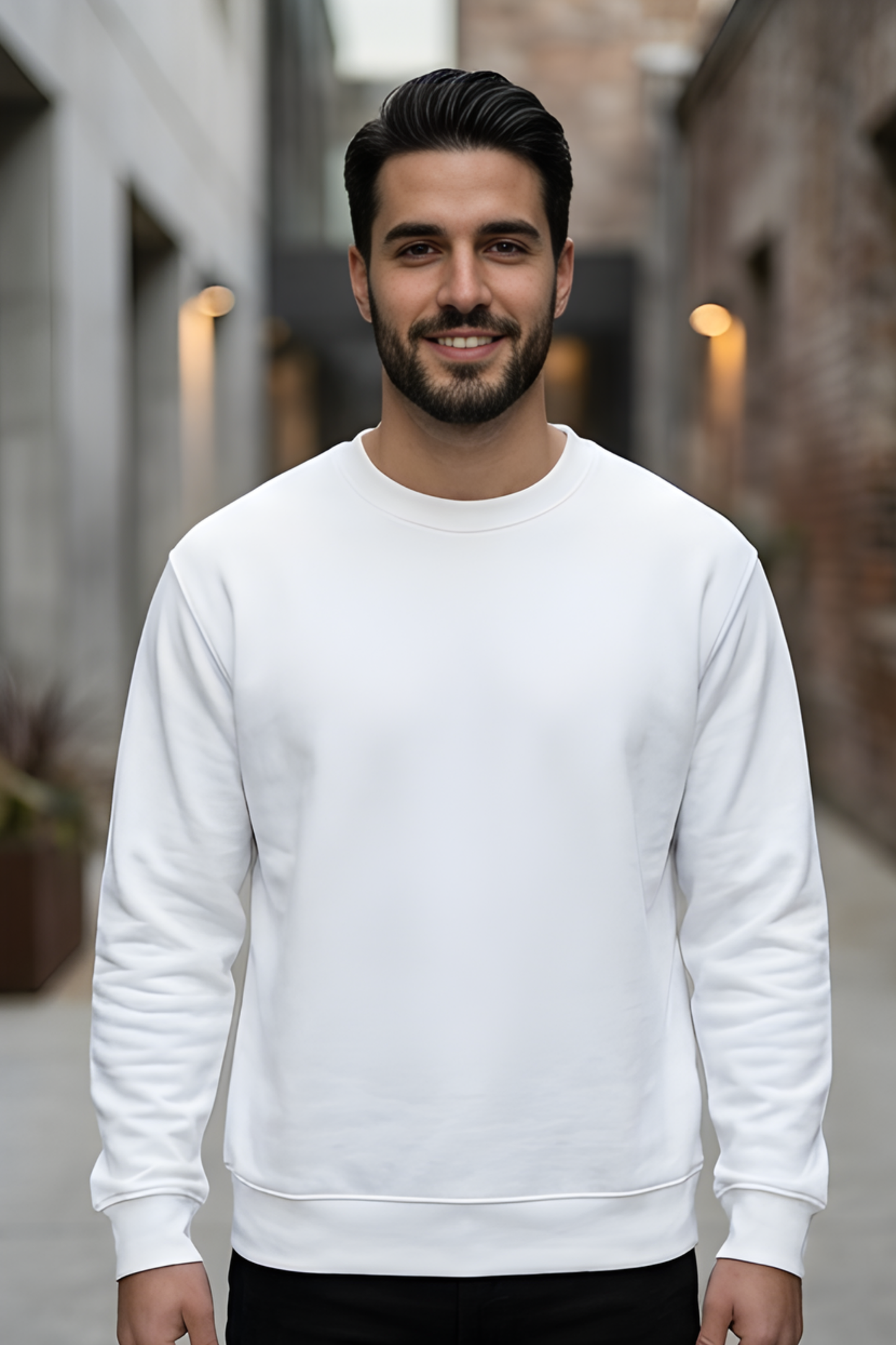 Pure Essence White Sweatshirt