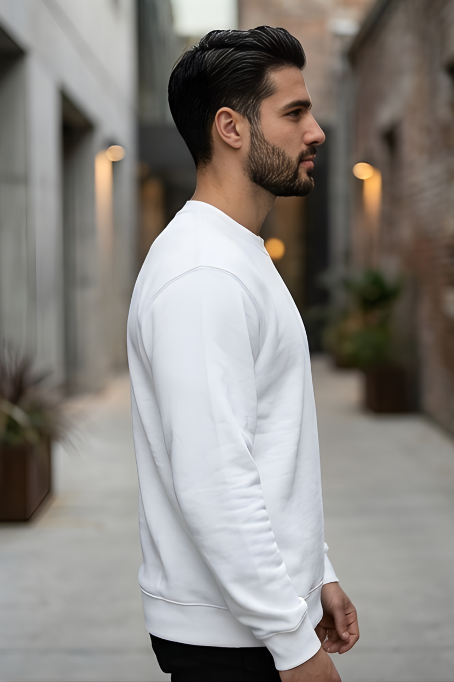 Pure Essence White Sweatshirt
