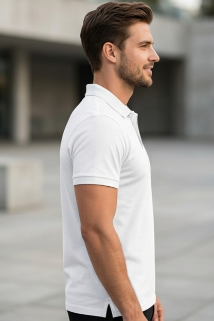 Pure Wave White Polo