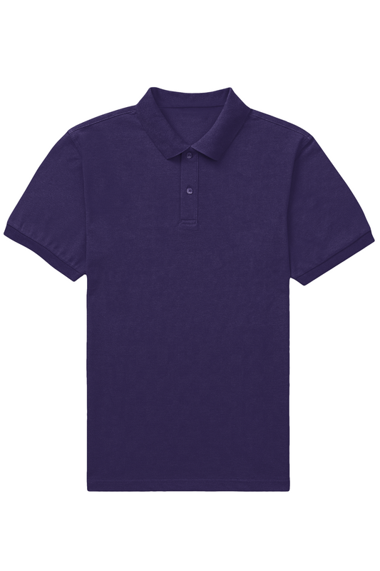 Royal Crest Purple Polo - The Khoj Store