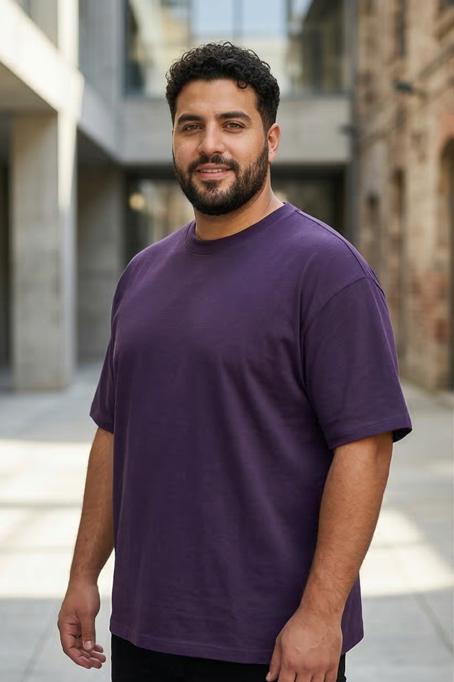 Royal Aura Purple Plus Size T-Shirt
