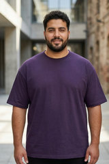 Royal Aura Purple Plus Size T-Shirt