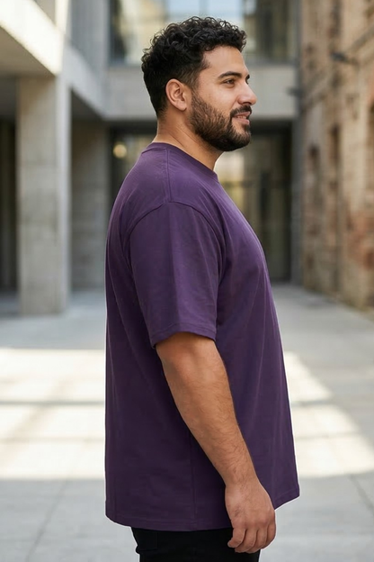 Royal Aura Purple Plus Size T-Shirt