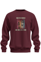 Run The World One Mile At A Time Sweatshirt