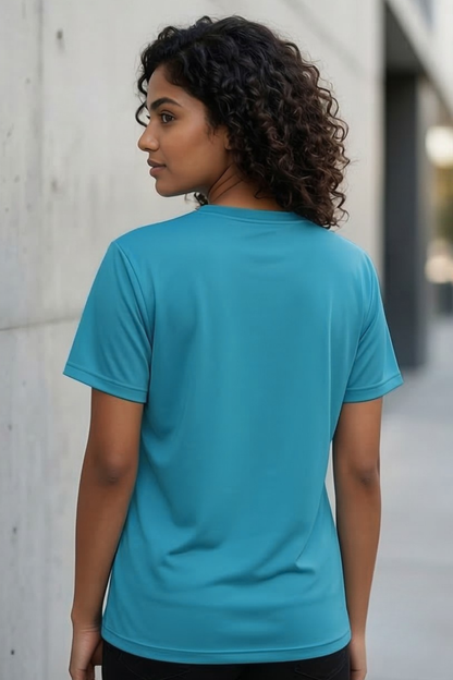 Azure Crest Sky Blue Women's T-Shirt