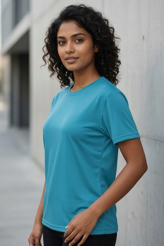 Azure Crest Sky Blue Women's T-Shirt