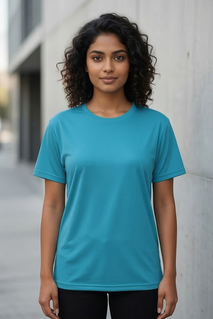Azure Crest Sky Blue Women's T-Shirt