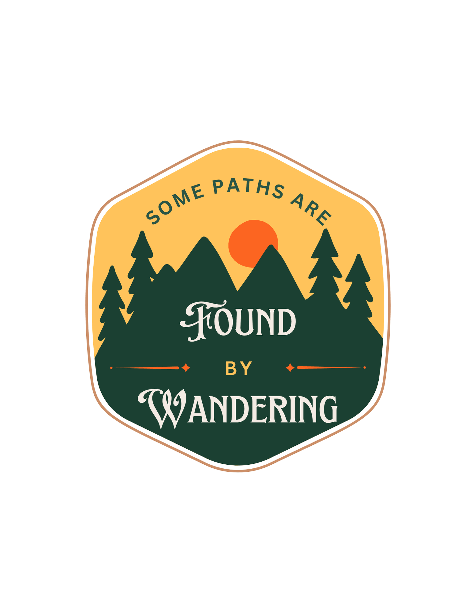 Some Paths Are Found By Wandering T-Shirt - The Khoj Store