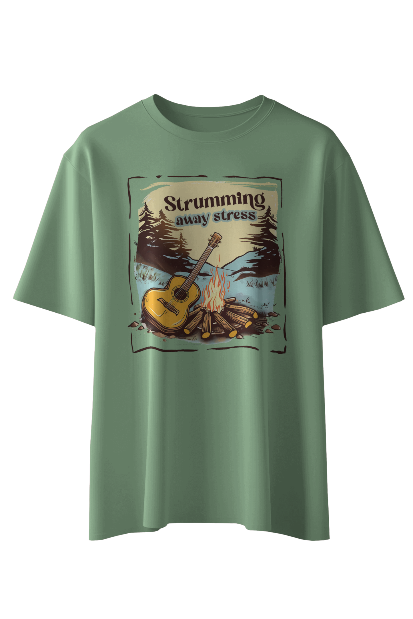 Strumming Away Stress T-Shirt