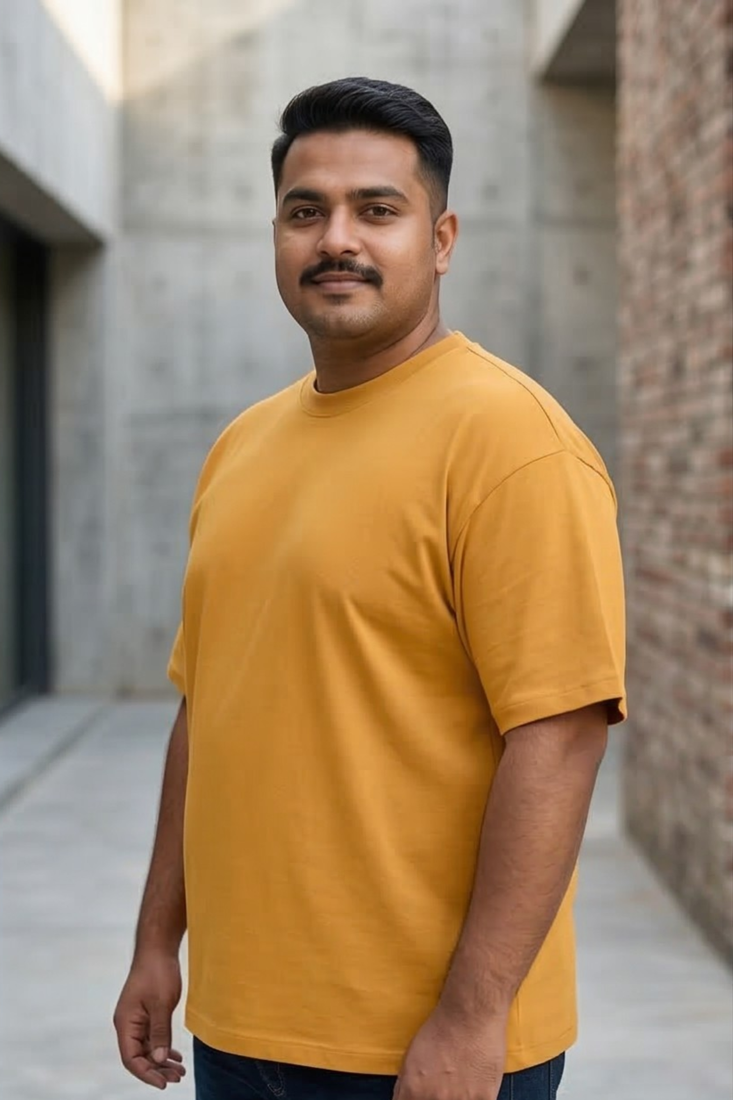Suntrail Golden Yellow Plus Size T-Shirt