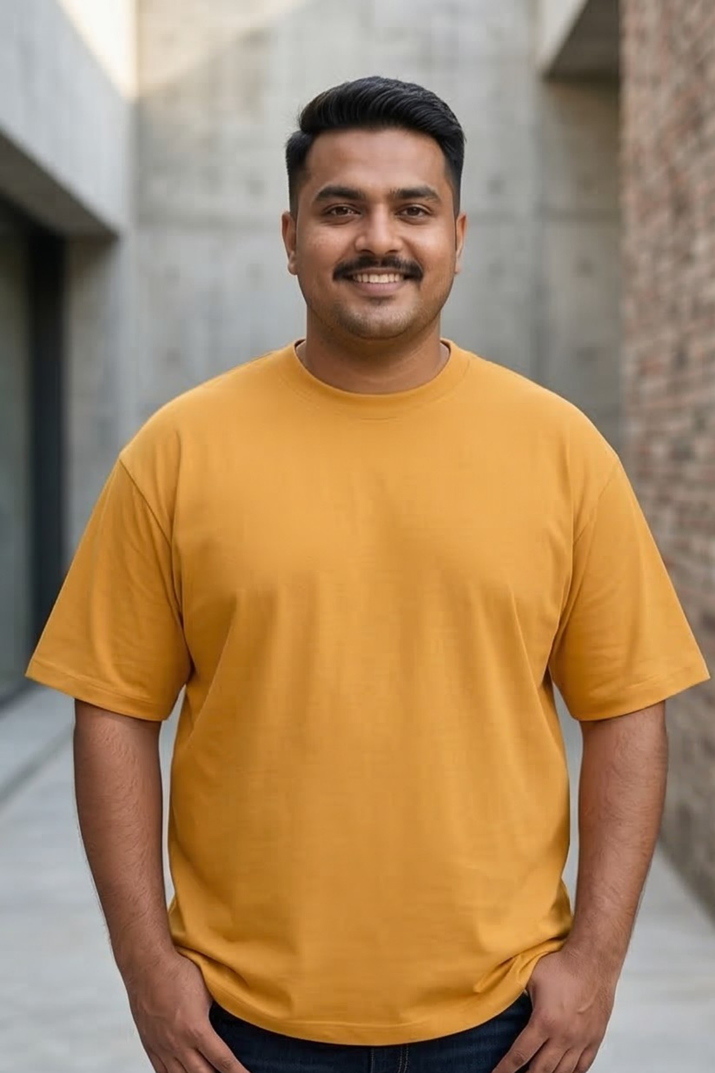 Suntrail Golden Yellow Plus Size T-Shirt