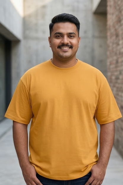 Suntrail Golden Yellow Plus Size T-Shirt