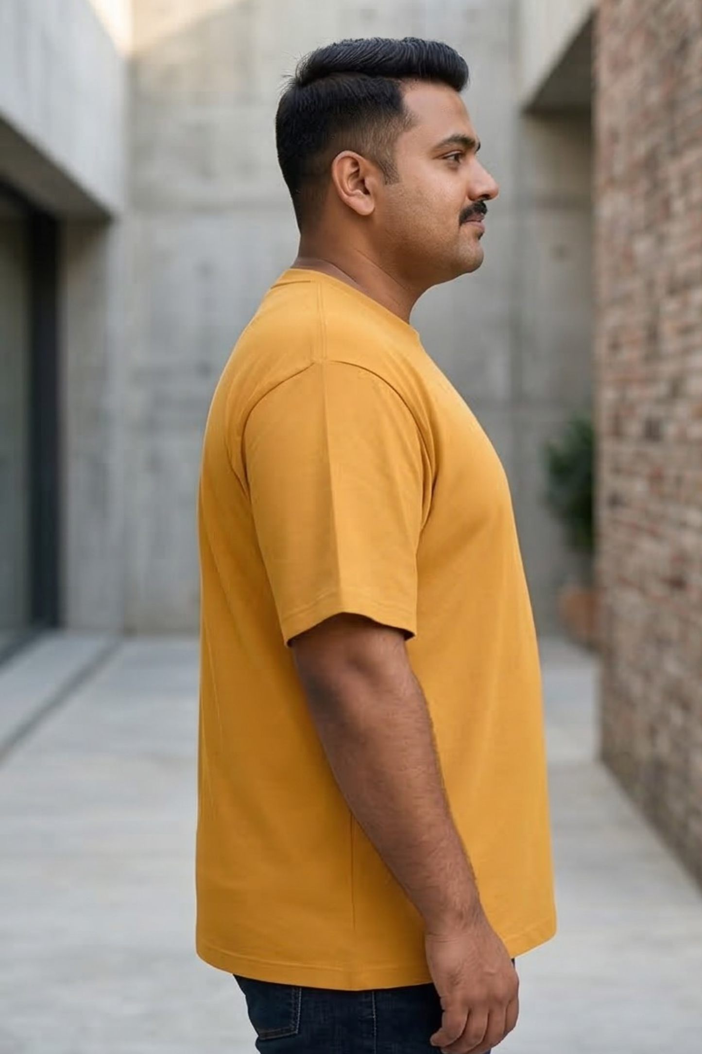Suntrail Golden Yellow Plus Size T-Shirt