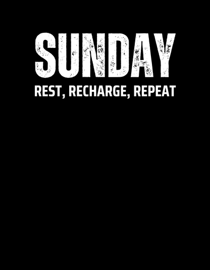 Sunday Rest Recharge Repeat T-Shirt