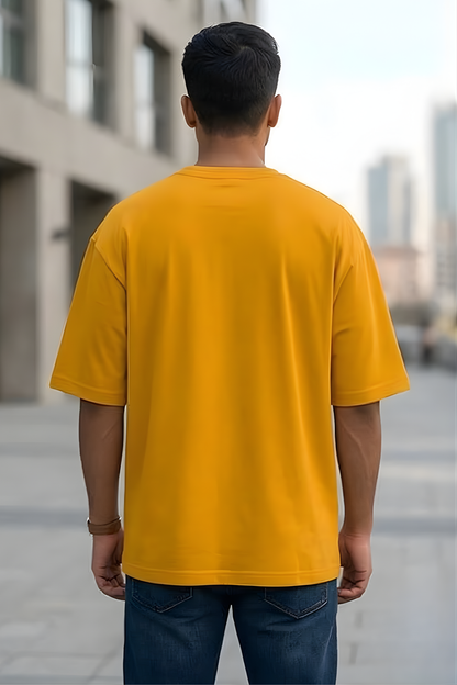 Sunlit Glory Golden Yellow Oversized T-Shirt