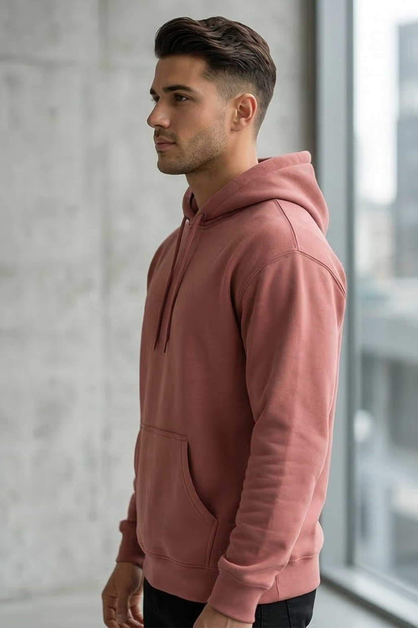 Tide Bloom Coral Hoodie