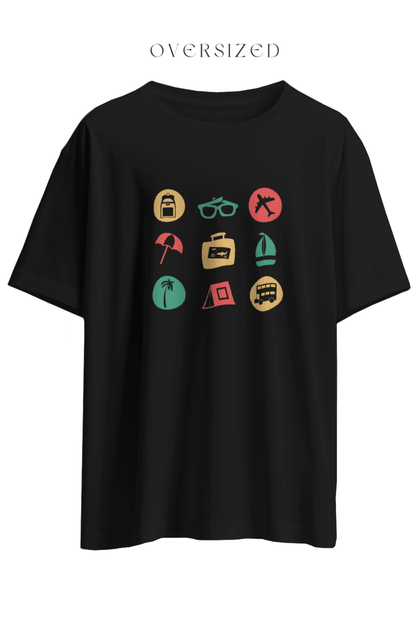 Colorful Travel Icons