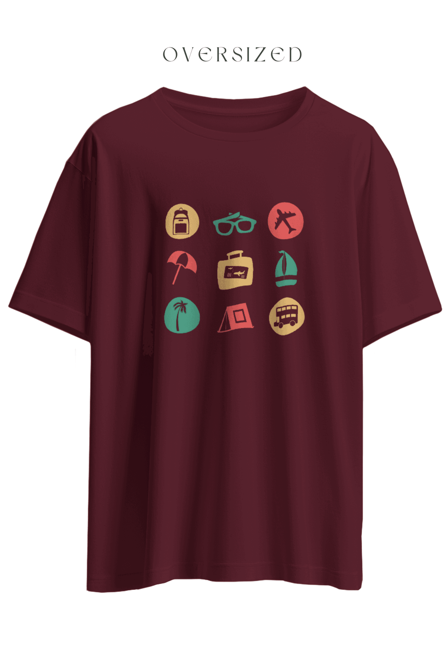 Colorful Travel Icons - The Khoj Store