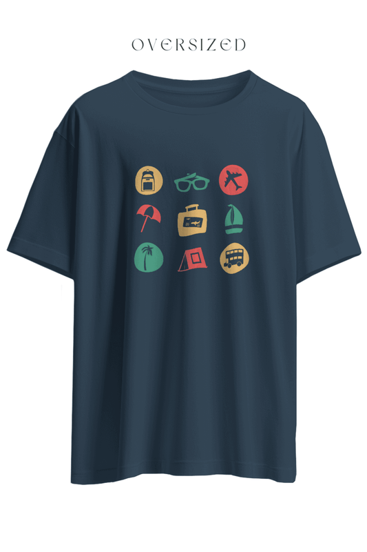 Colorful Travel Icons - The Khoj Store