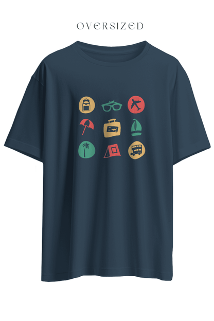 Colorful Travel Icons