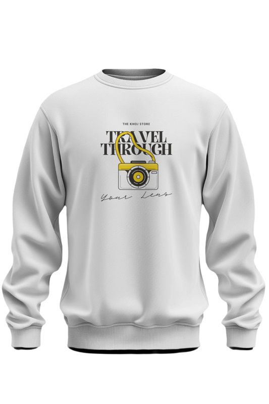 Travel Through Your Lens Sweatshirt - The Khoj Store