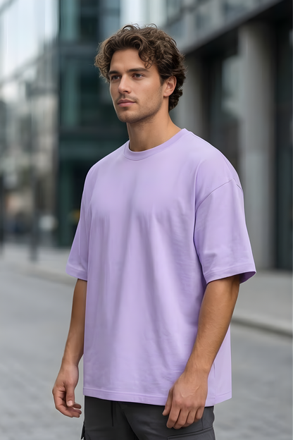 Twilight Mist Lavender Oversized T-Shirt