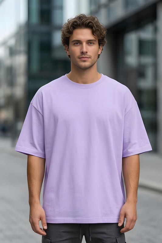Twilight Mist Lavender Oversized T-Shirt