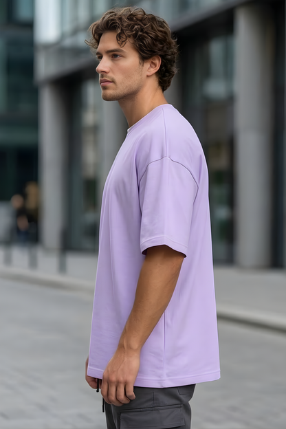 Twilight Mist Lavender Oversized T-Shirt