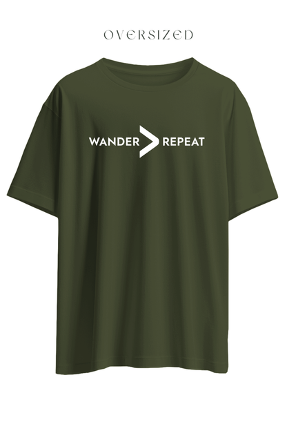 Wander Repeat Oversized T-Shirt