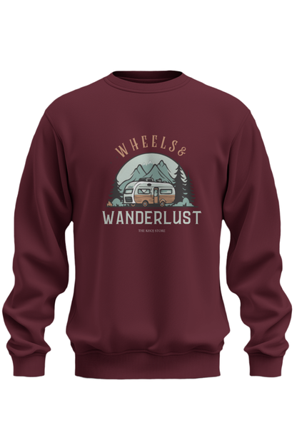 Wheels & Wanderlust Sweatshirt - The Khoj Store