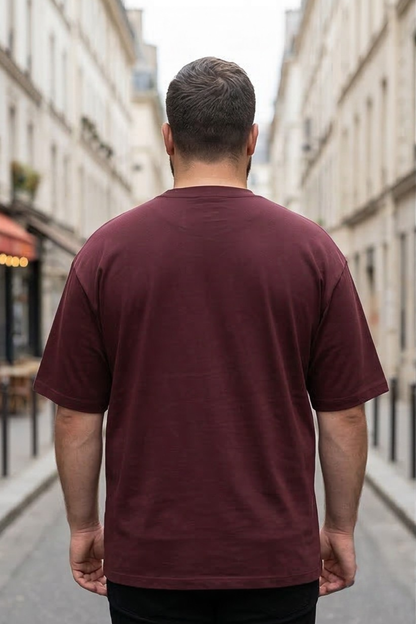 Wildwood Maroon Plus Size T-Shirt