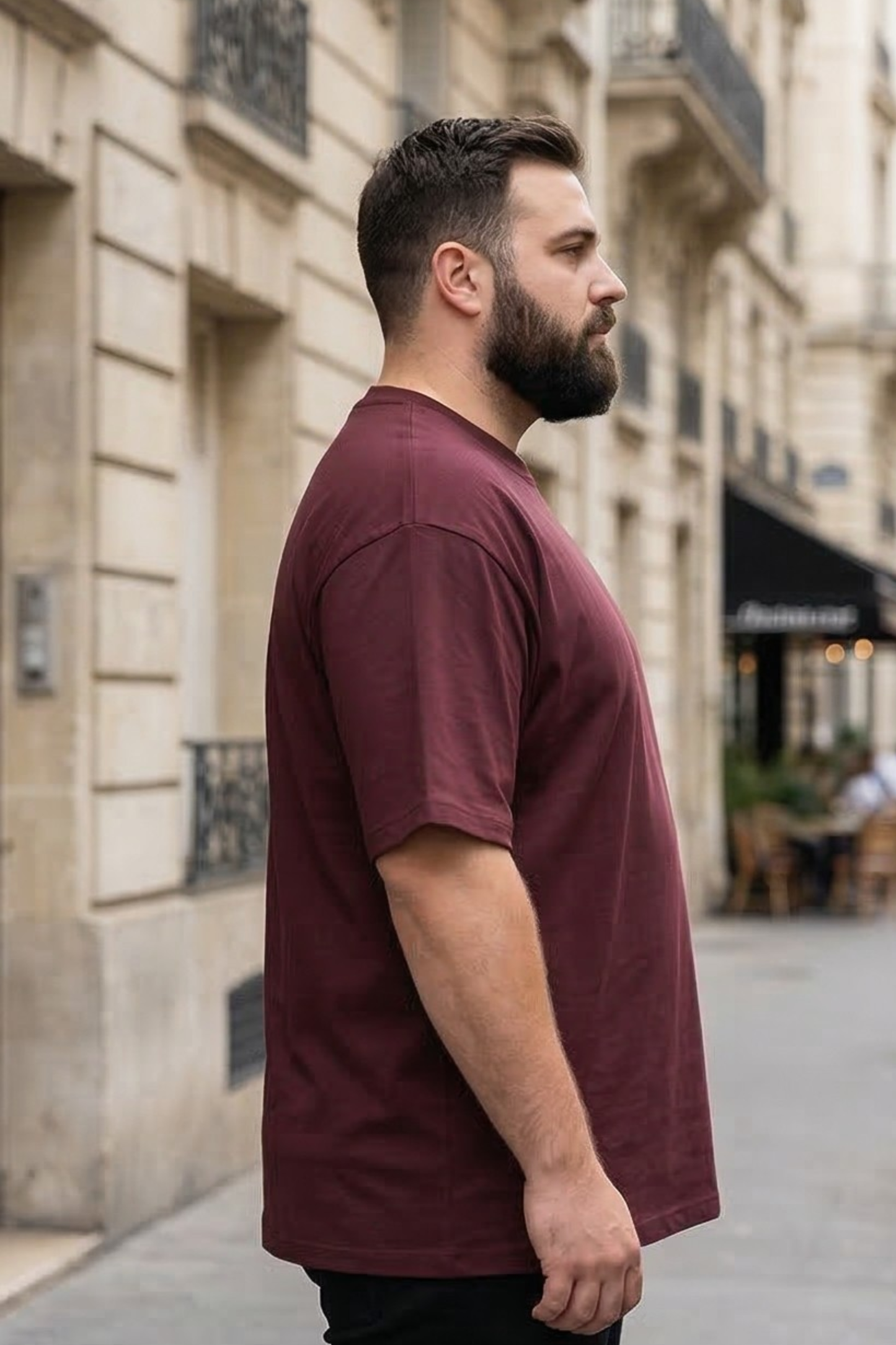 Wildwood Maroon Plus Size T-Shirt