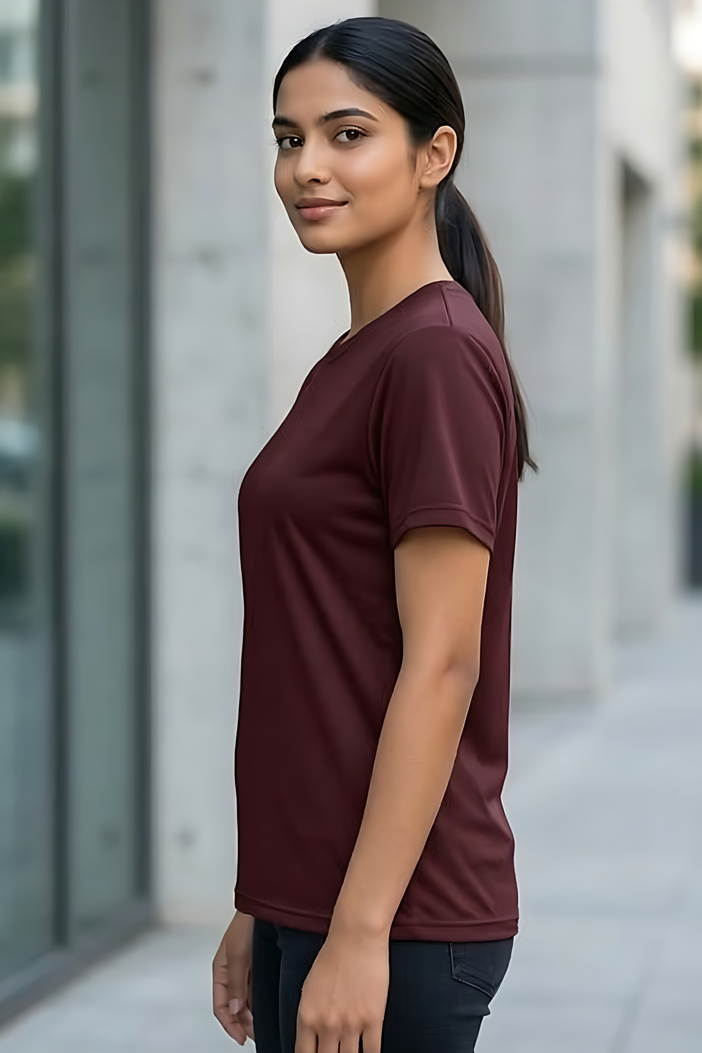 Wildwood Maroon Women's T-Shirt